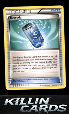 Evosoda 116/146 Pokemon Uncommon XY Base Set Card LP