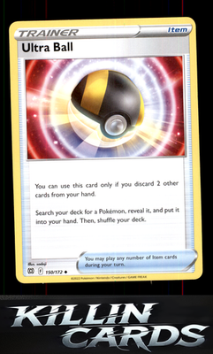 Ultra Ball 150/172 Pokemon Uncommon SWSH09: Brilliant Stars Card NM