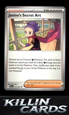 Janine's Secret Art - 059/064 059/064 Pokemon Uncommon SV: Shrouded Fable Card N