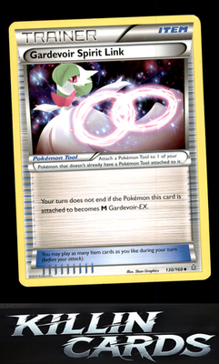 Gardevoir Spirit Link 130/160 Pokemon Uncommon XY - Primal Clash Card LP