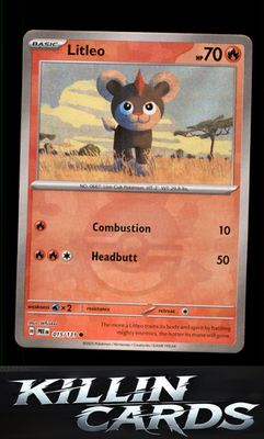 Litleo (Poke Ball Pattern) 015/131 Pokemon Common SV: Prismatic Evolutions Card