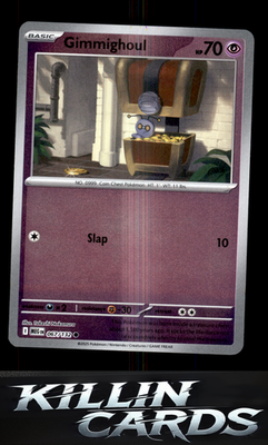 Reverse Holofoil Gimmighoul 067/132 Pokemon Common ME01: Mega Evolution Card NM