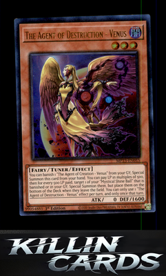 1st Edition The Agent of Destruction - Venus MP23-EN015 YuGiOh Ultra Rare 25th A