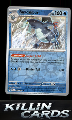 Reverse Holofoil Baxcalibur - 060/193 060/193 Pokemon Rare SV02: Paldea Evolved