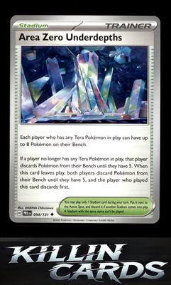 Area Zero Underdepths 094/131 Pokemon Uncommon SV: Prismatic Evolutions Card NM