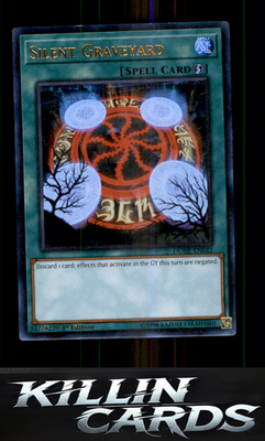 1st Edition Silent Graveyard DUDE-EN042 YuGiOh Ultra Rare Duel Devastator Card N