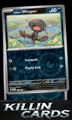 Reverse Holofoil Paldean Wooper - 129/193 129/193 Pokemon Common SV02: Paldea Ev