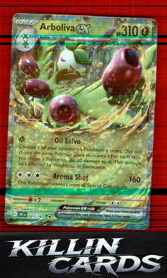 Arboliva ex 023/182 Pokemon Double Rare SV10: Destined Rivals Card NM