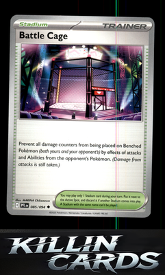 Battle Cage - 085/094 085/094 Pokemon Uncommon ME02: Phantasmal Flames Card NM