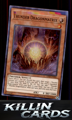 Thunder Dragonmatrix OP09-EN006 YuGiOh Super Rare OTS Tournament Pack 9 Card NM