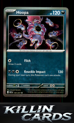 Hoopa 141/217 Pokemon Rare ME: Ascended Heroes Card NM