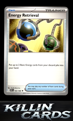 Energy Retrieval 082/086 Pokemon Uncommon SV: White Flare Card NM