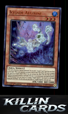 1st Edition Icejade Aegirine BACH-EN007 YuGiOh Ultra Rare Battle of Chaos Card N