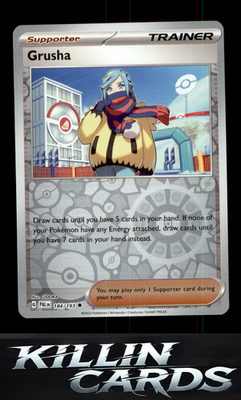 Reverse Holofoil Grusha - 184/193 184/193 Pokemon Uncommon SV02: Paldea Evolved