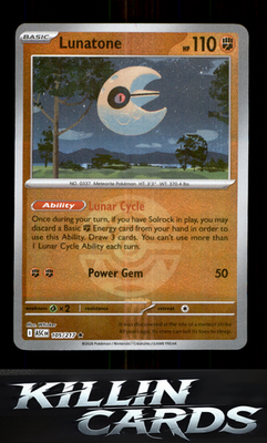 Reverse Holofoil Lunatone (Dusk Ball) 105/217 Pokemon Rare ME: Ascended Heroes C