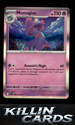 Mismagius 086/217 Pokemon Rare ME: Ascended Heroes Card NM