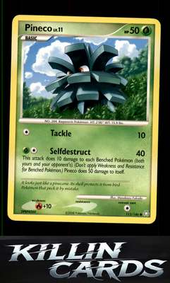 Pineco 113/146 Pokemon Common Legends Awakened Card LP