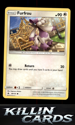Furfrou 99/131 Pokemon Common SM - Forbidden Light Card NM