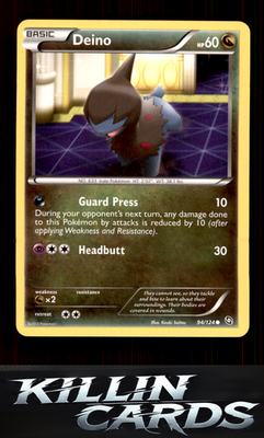 Deino (94) 94/124 Pokemon Common Dragons Exalted Card NM