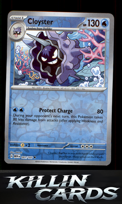 Reverse Holofoil Cloyster 091/165 Pokemon Uncommon SV: Scarlet & Violet 151 Card