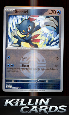 Reverse Holofoil Sneasel (Dusk Ball) 044/217 Pokemon Common ME: Ascended Heroes