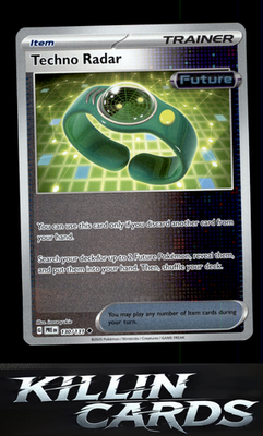 Reverse Holofoil Techno Radar 130/131 Pokemon Uncommon SV: Prismatic Evolutions