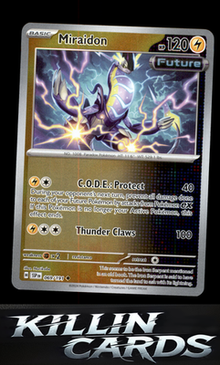 Reverse Holofoil Miraidon 069/191 Pokemon Uncommon SV08: Surging Sparks Card NM