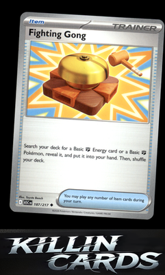 Fighting Gong 187/217 Pokemon Uncommon ME: Ascended Heroes Card NM