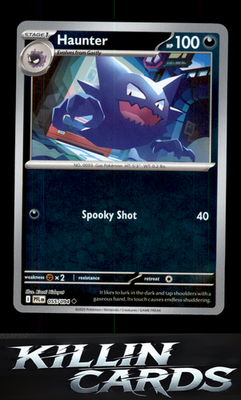 Haunter 055/094 Pokemon Uncommon ME02: Phantasmal Flames Card NM