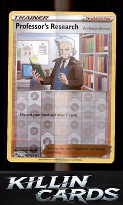 Reverse Holofoil Professor's Research 147/172 Pokemon Holo Rare SWSH09: Brillian