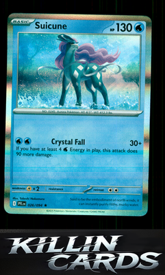 Suicune 026/094 Pokemon Rare ME02: Phantasmal Flames Card NM