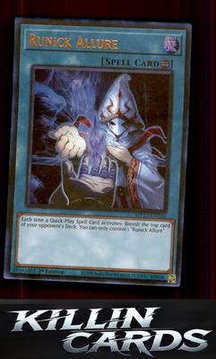 1st Edition Runick Allure MP23-EN240 YuGiOh Ultra Rare 25th Anniversary Tin: Due