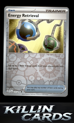 Reverse Holofoil Energy Retrieval 171/198 Pokemon Common SV01: Scarlet & Violet