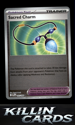 Reverse Holofoil Sacred Charm - 093/094 093/094 Pokemon Uncommon ME02: Phantasma