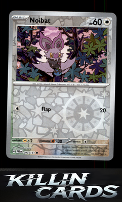 Reverse Holofoil Noibat 090/131 Pokemon Common SV: Prismatic Evolutions Card NM