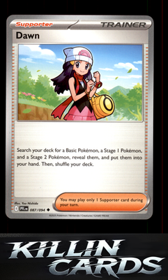 Dawn 087/094 Pokemon Uncommon ME02: Phantasmal Flames Card NM