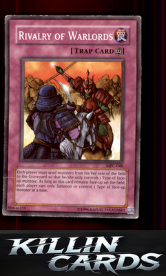 Rivalry of Warlords MFC-048 YuGiOh Common Magician's Force Card NM