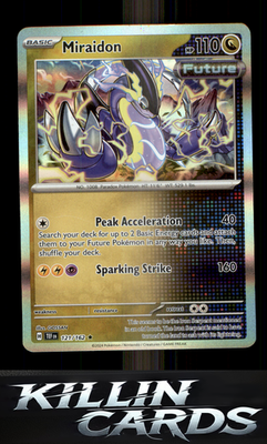 Miraidon 121/162 Pokemon Rare SV05: Temporal Forces Card NM