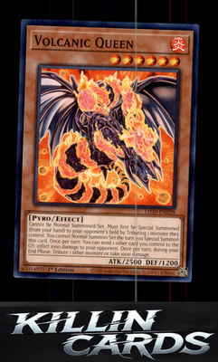 1st Edition Volcanic Queen LD10-EN028 YuGiOh Common Legendary Duelists: Soulburn