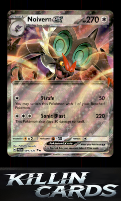 Noivern ex 091/131 Pokemon Double Rare SV: Prismatic Evolutions Card NM