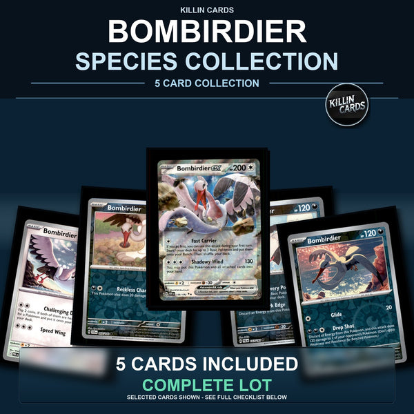 Pokemon TCG Bombirdier Species Collection 5 Different Cards