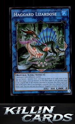 Haggard Lizardose OP28-EN009 YuGiOh Super Rare OTS Tournament Pack 28 Card NM