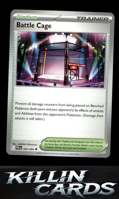 Battle Cage - 085/094 085/094 Pokemon Uncommon ME02: Phantasmal Flames Card NM