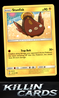 Stunfisk 67/236 Pokemon Common SM - Unified Minds Card LP