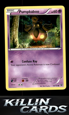 Pumpkaboo 56/146 Pokemon Common XY Base Set Card LP