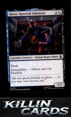 Ghost, Spectral Saboteur 214 Magic U Marvel Super Heroes Card NM