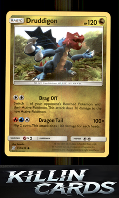 Druddigon 157/236 Pokemon Common SM - Unified Minds Card NM