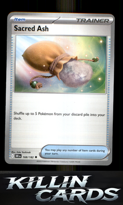 Sacred Ash 168/182 Pokemon Uncommon SV10: Destined Rivals Card NM