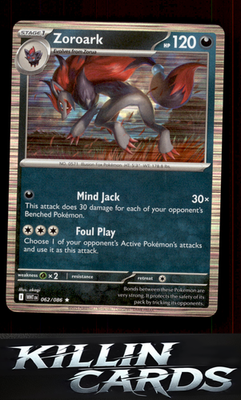 Zoroark 062/086 Pokemon Rare SV: White Flare Card NM