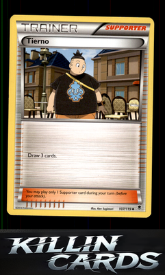 Tierno 107/119 Pokemon Uncommon XY - Phantom Forces Card NM